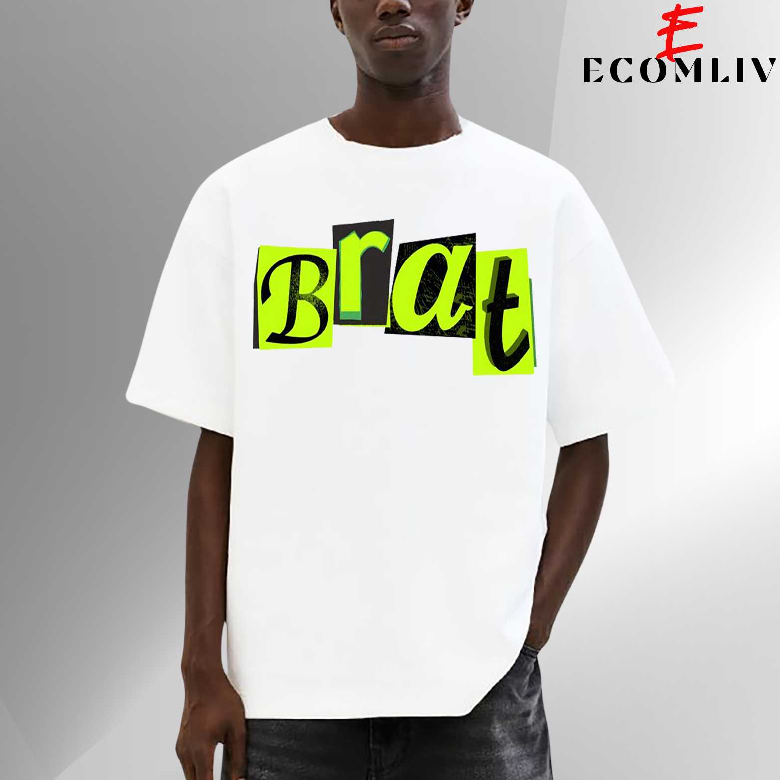 Brat Album Concert Tee, Charli Xcx Pop T Shirt